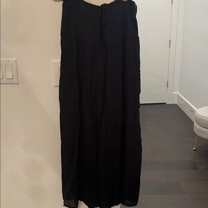 Elegant Black Maxi Skirt